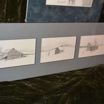 Set of 2 Ken Schuler Prints â€œShenandoah Valleyâ€ & â€œNoise In The Woodsâ€