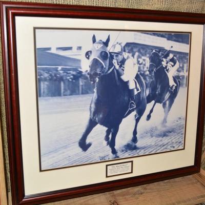Framed/Matted â€œThe Match Raceâ€ Sea Biscuit Vs. War Admiral 26.5â€x23â€