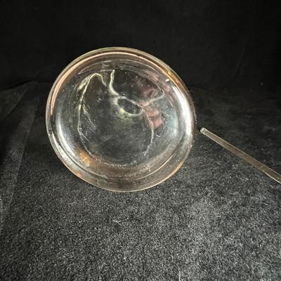 Etched Butterfly Glass Pitcher & Tumblers (O-RG)