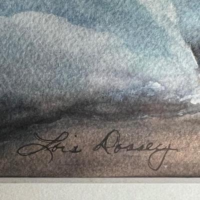 â€œWinters Cloak: Demmon Bridgeâ€ By Lois Dossey - Signed Watercolor (O-RG)