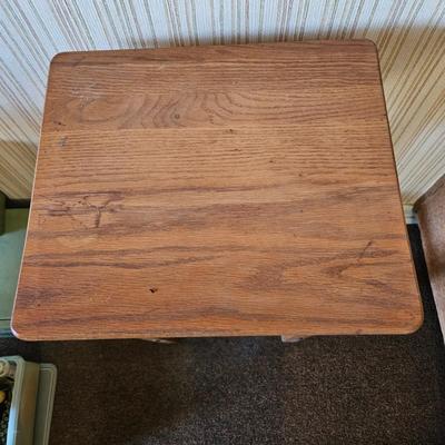 Three Mountaineers Shelf and Oak Table (K-DW)