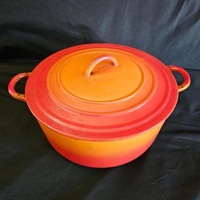 Retro Le Creuset Braising Pot and Dutch Oven (K-DW)