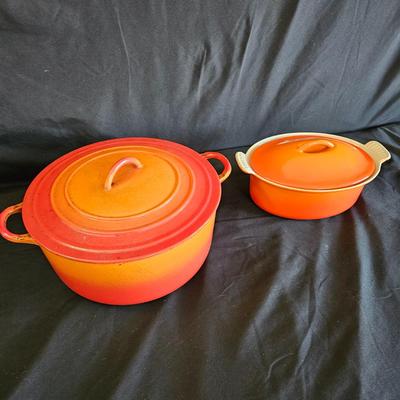 Retro Le Creuset Braising Pot and Dutch Oven (K-DW)