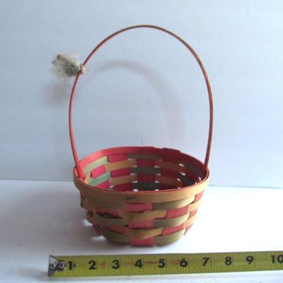 Medium Size Tall Handle Vintage Japan Easter Basket