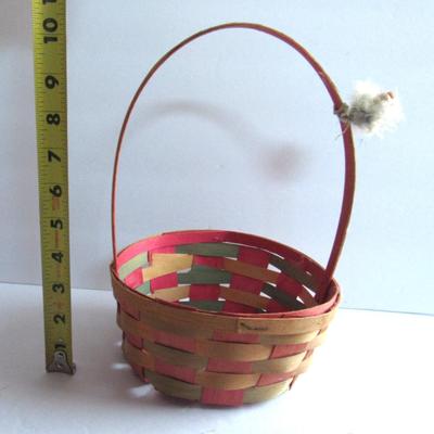 Medium Size Tall Handle Vintage Japan Easter Basket