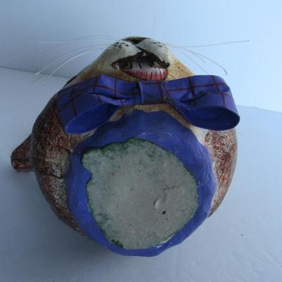 Contemporart Paper Mache Rabbit Head Easter Pail