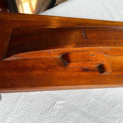 N279 USS Birmingham 1/2 Hull Ship Wood Model