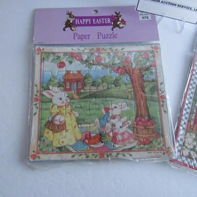 2 Older Sealed Easter Puzzles for Kids