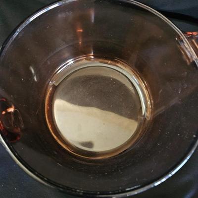 Cornflower Blue Corning Ware and Amber Pyrex (K-DW)