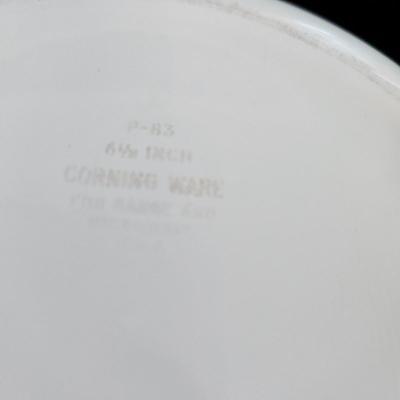 Cornflower Blue Corning Ware and Amber Pyrex (K-DW)