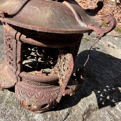 Cast Iron Hanging Lantern (LR-RG)