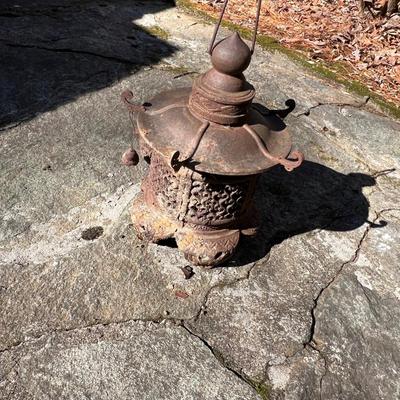 Cast Iron Hanging Lantern (LR-RG)