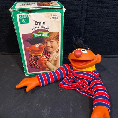 G102- vintage Sesame Street Ernie puppet