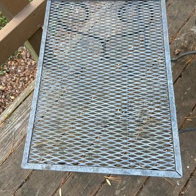 Three Nesting Wrought Iron End Tables (D-RG)