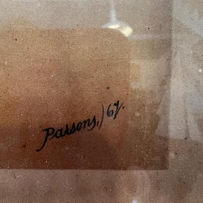 N285 Antique Steamer Drew, of the â€œPeoples Lineâ€ Lithograph