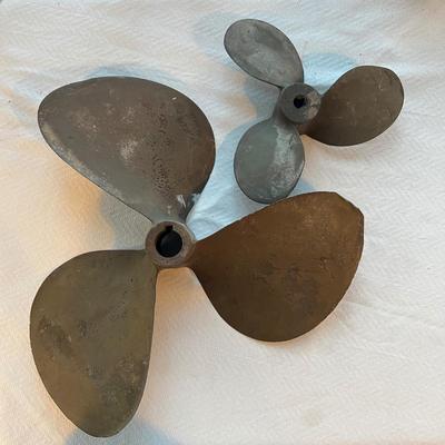 N292 Vintage Brass Boat Propellers