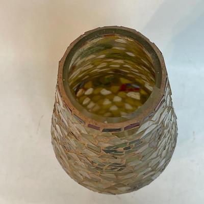 Glass Mosaic Vase