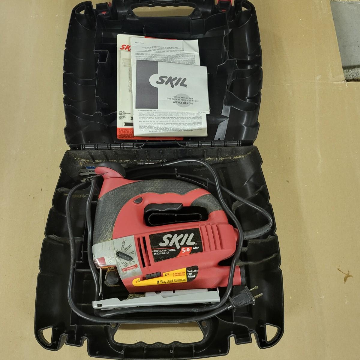 Skil orbital cut sale control scrolling cut