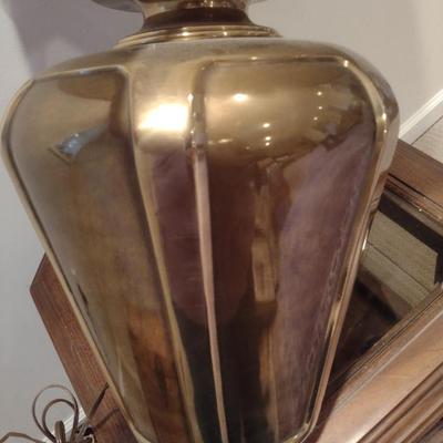 Brass Table Top Lamp- Approx 28 1/4