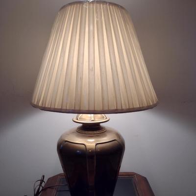Brass Table Top Lamp- Approx 28 1/4