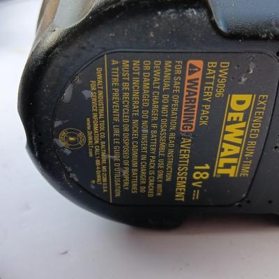 Dewalt 18-Volt battery with 18-volt electric charger
