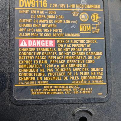 Dewalt 18-Volt battery with 18-volt electric charger