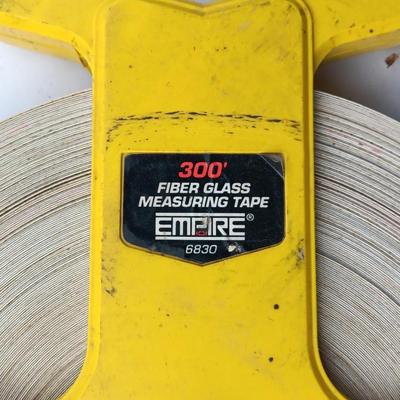 Empire Fiberglass 300-foot measuring tape with survey marking paint