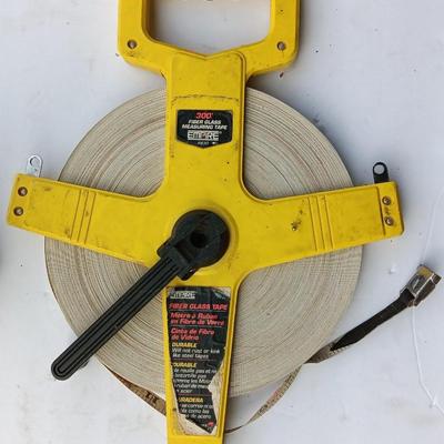 Empire Fiberglass 300-foot measuring tape with survey marking paint