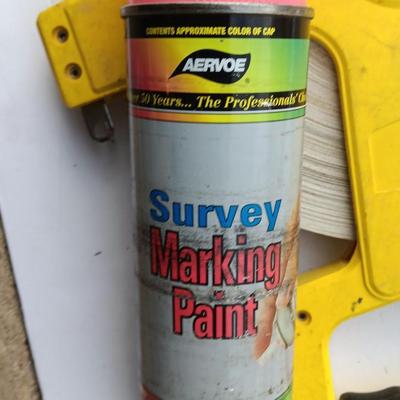 Empire Fiberglass 300-foot measuring tape with survey marking paint