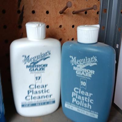 Variety of full to mostly full chemicals for the house - insect control - cleaning - and more
