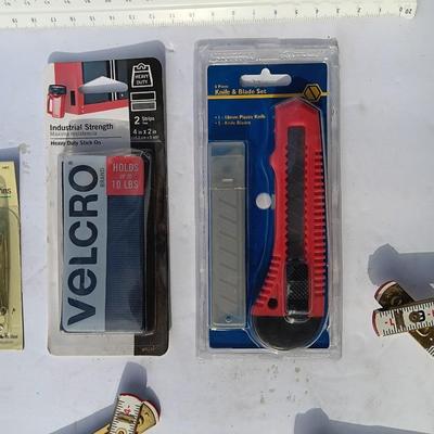 Crafting - Glue gun with glue - Velcro - Utility knife - Safety pins and more Home Goods