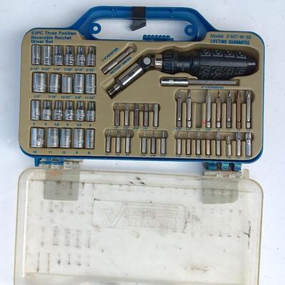 All trade professional 53-piece position reversible ratchet driver set - Make that 52 piece