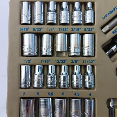 All trade professional 53-piece position reversible ratchet driver set - Make that 52 piece