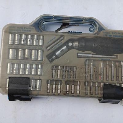 All trade professional 53-piece position reversible ratchet driver set - Make that 52 piece