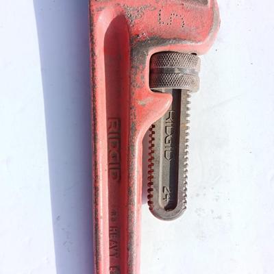 Ridgid 24" Heavy Duty pipe wrench