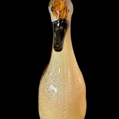 Oscar Zanetti Signed Murano Glass Pelican Fiqure