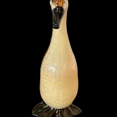 Oscar Zanetti Signed Murano Glass Pelican Fiqure