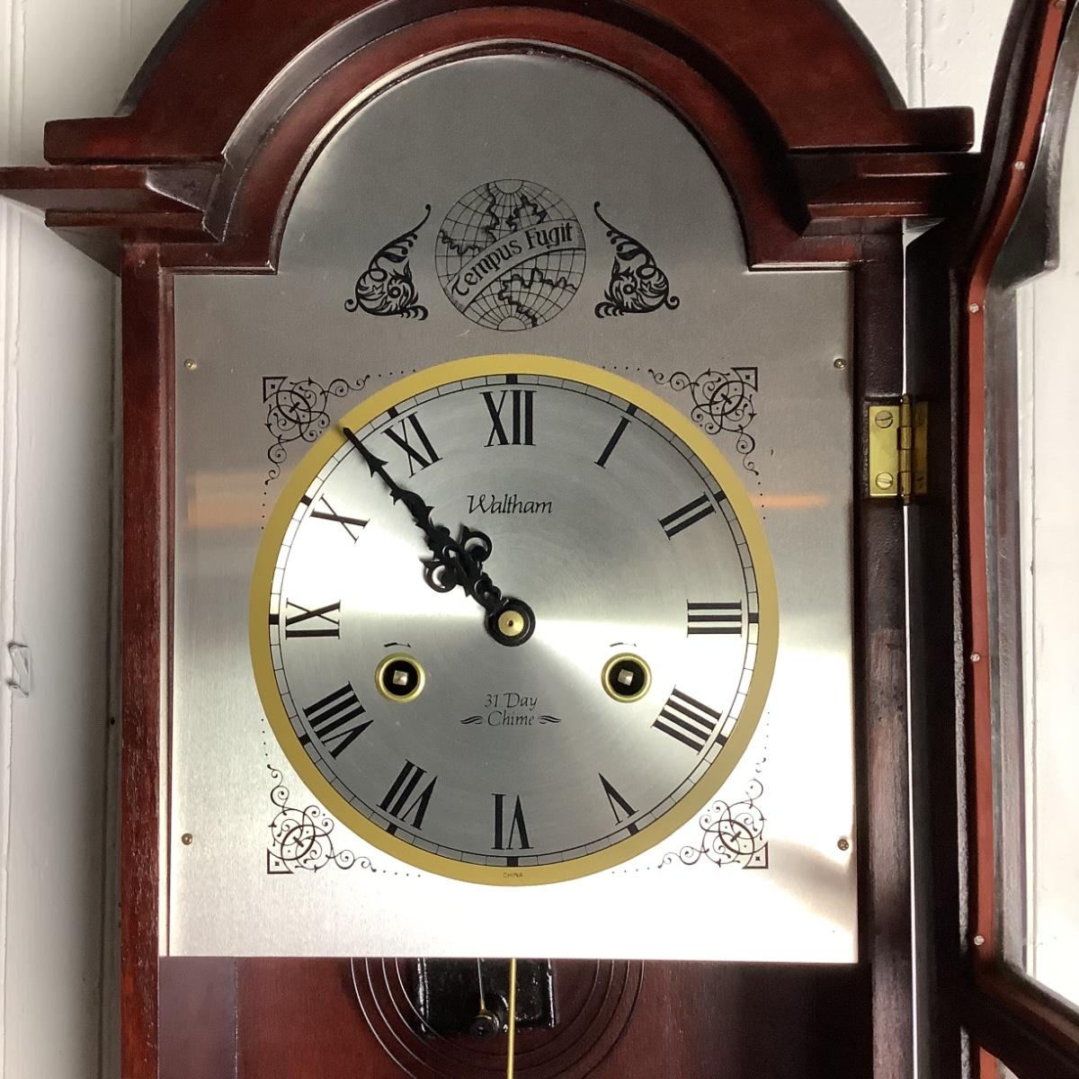 334 Waltham 31 Day Chime Wall Clock with Key