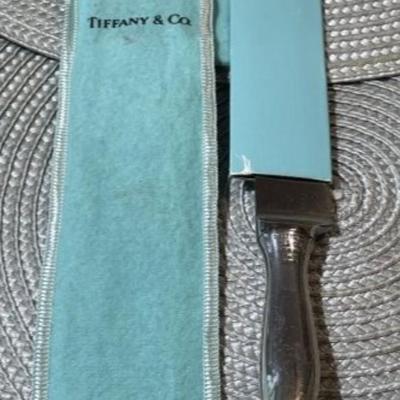 Vintage 1984 Tiffany & Company Sterling Silver Bread Knife Design by Elsa Peretti in Never Used Condition.