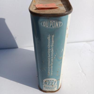 Vintage metal tin and explosives magnet