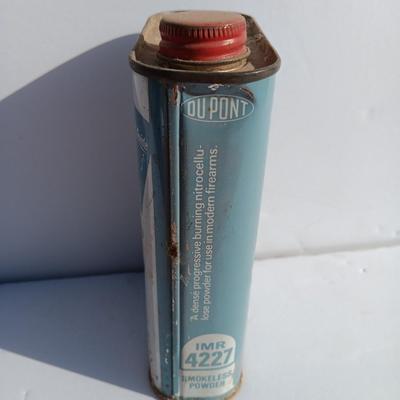 Vintage metal tin and explosives magnet