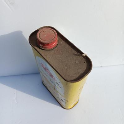 Vintage smokeless powder metal can and blasting caps empty box