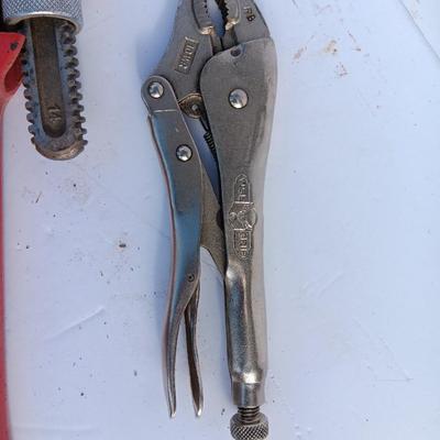 Rigid pipe wrench and vise clamps