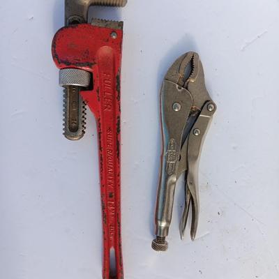 Rigid pipe wrench and vise clamps