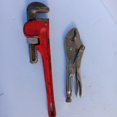 Rigid pipe wrench and vise clamps