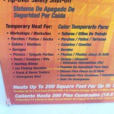 New Mr. heater - Portable Tough Buddy propane heater