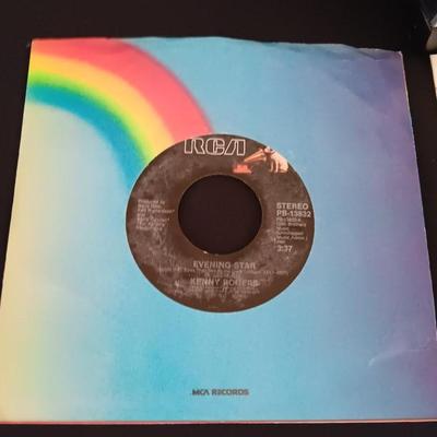 Four Kenny Rodgers Vinyl Record Albums LP Record Records 45's
