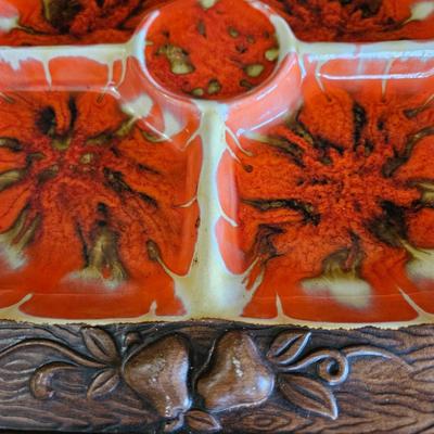 Frankoma and Treasure Craft Chip/Dip Platters (K-DW)