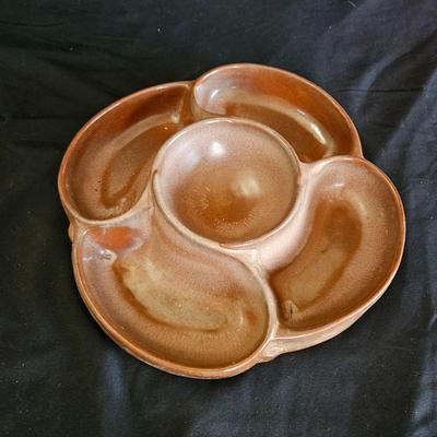Frankoma and Treasure Craft Chip/Dip Platters (K-DW)