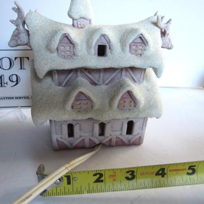 Ceramic Easter House Light Up Works